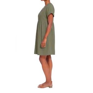 Briggs linen blend dress
